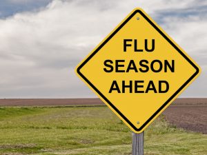 flu prevention tips Caution Sign - Flu Season Ahead